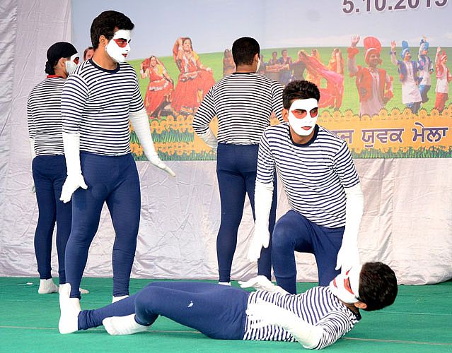 Mime event in Youth Festival 2013